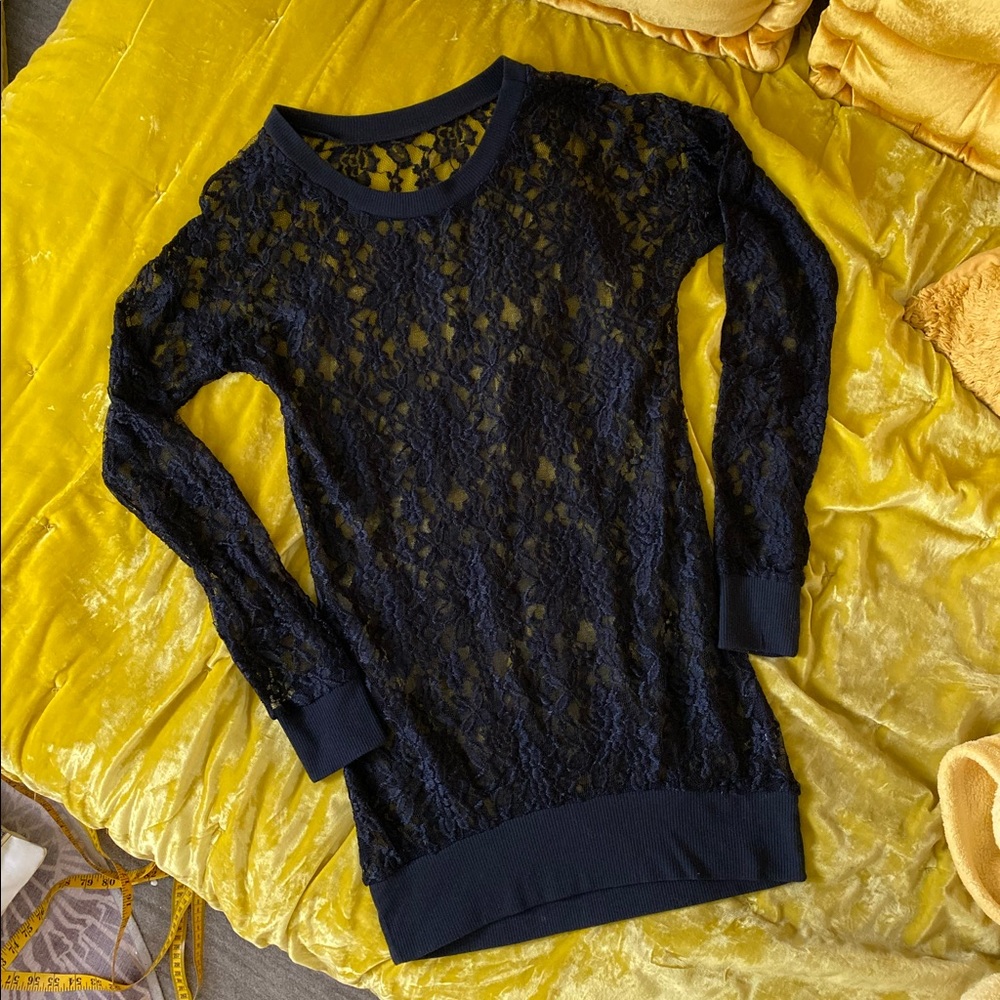 ✨ Lace Black Sweater ✨